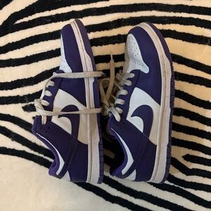 Nike Dual-Tone Purple and White Sneakers